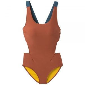 Prana NWT Neolani One Piece Swimsuit Deep Liqueur